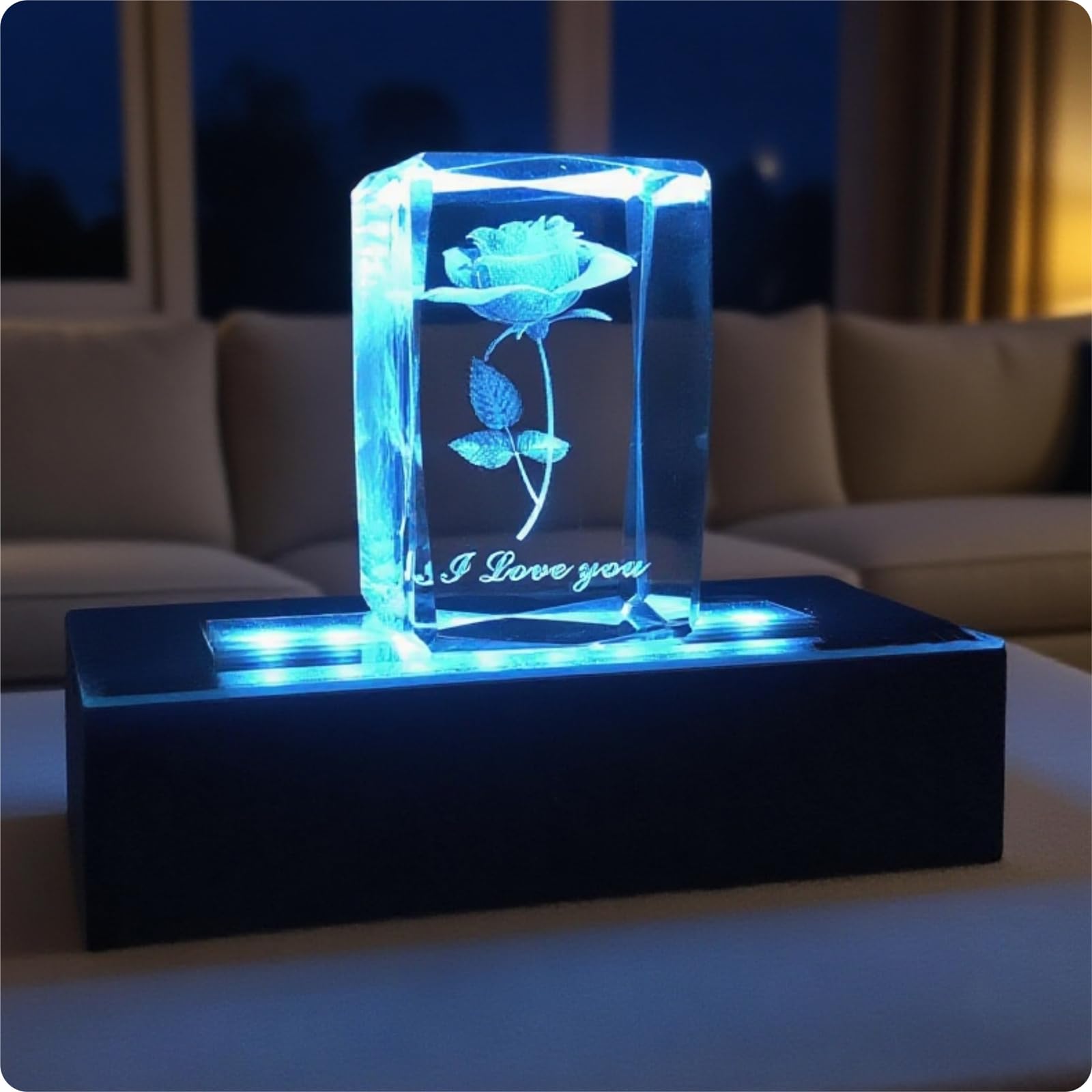 LED クリスタルライトパネル Amazon.com: FZXZX LED Rectangular Light Display Base for Crystals